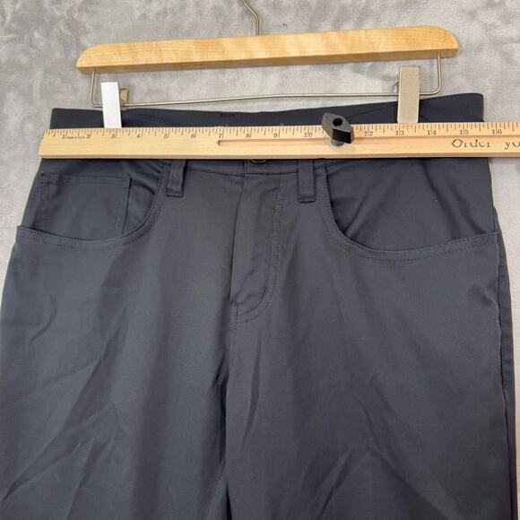 Travis Mathew Pants Mens 30 Black Golf Trouser Flat Front Stretch Pockets - Picture 8 of 11